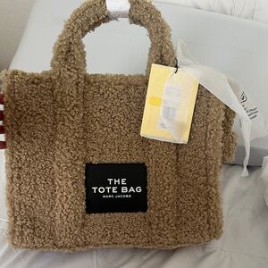 Marc Jacobs Brown Textured Tote Bag